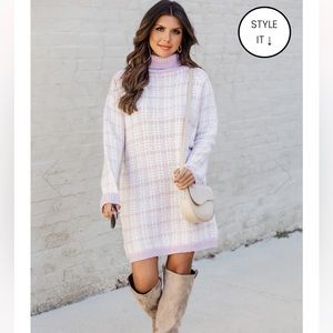 Pink Lily Sweater dress